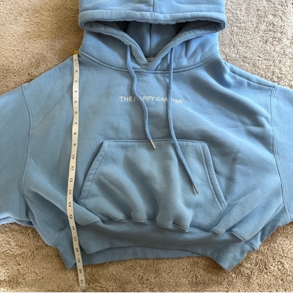 Happy Camp3r Blue Hooded Sweatshirt - Picture 6 of 9